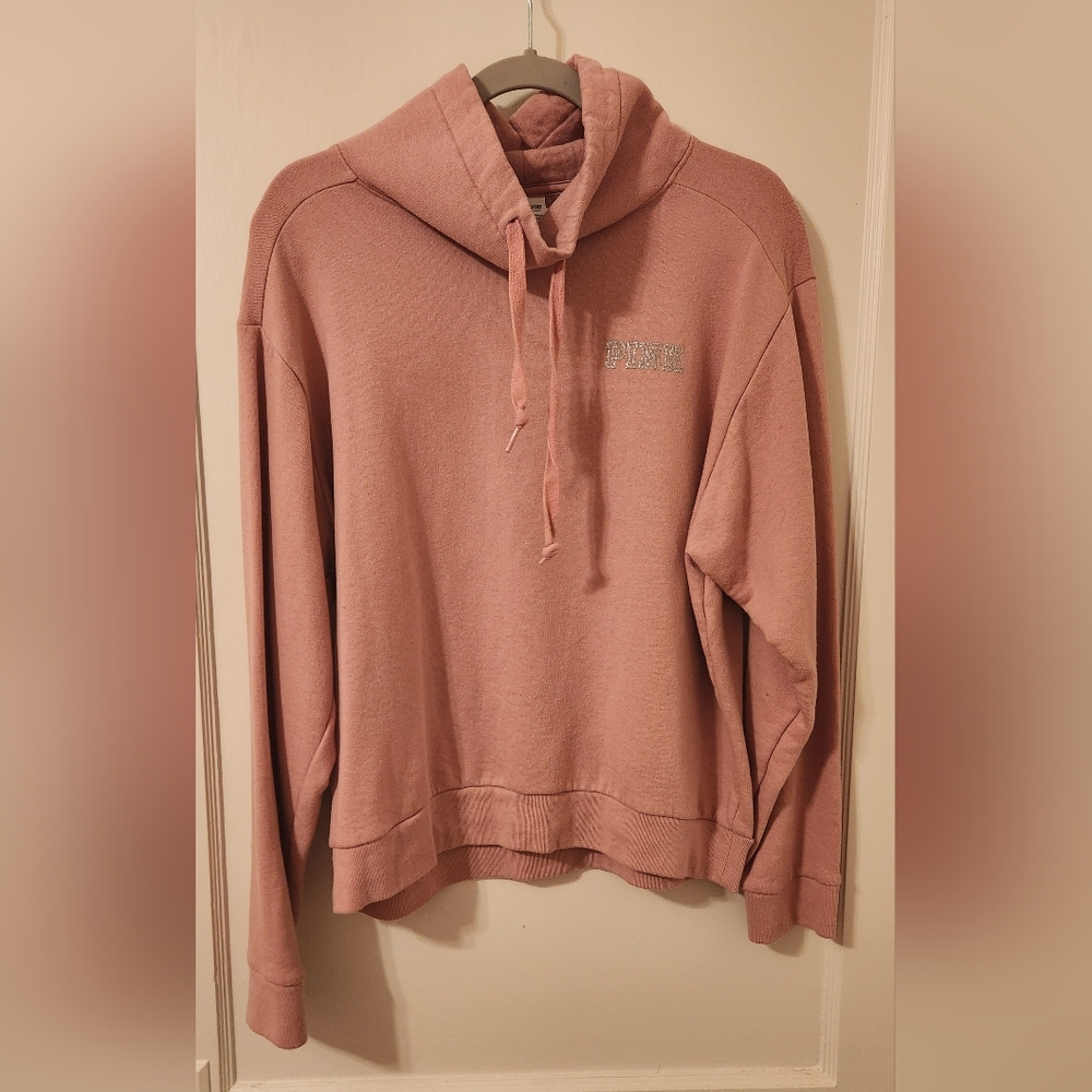 NWOT Size Large Victoria's Secret Pink Everyday Crowl Neck SweatShirt